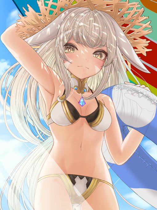 休んでたらニアが来た

#XenobladeChronicles2 
#ゼノブレイド2 