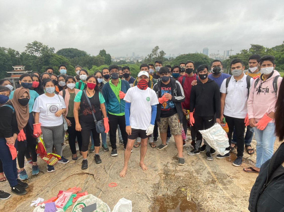 In every walk with nature one receives far more than he seeks.” — John Muir ..
Disposables --Nahi
Reusables Sahi!

 #Plogging #sustainability #PlasticFreeJuly <a href="/sundarablru/">Swachha Sundara Bengaluru</a> <a href="/BBMPSWMSplComm/">BBMP_SWM Cell</a> <a href="/NammaBengaluroo/">ನಮ್ಮ ಬೆಂಗಳೂರು Namma Bengaluru</a> <a href="/WFRising/">Whitefield Rising</a> <a href="/BeautifulBluru/">Beautiful Bharat</a>