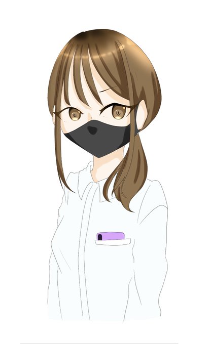 マスク美人のtwitterイラスト検索結果