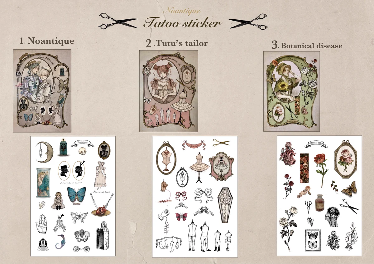 タトゥーに興味のある方、こちらのタトゥーシールはいかがでしょうか？