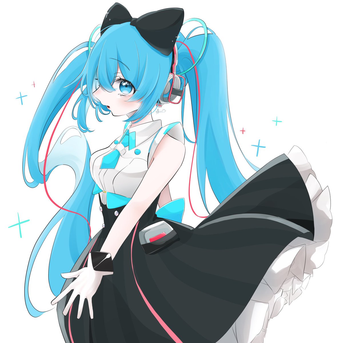 #今月描いた絵を晒そう
最後のは一生スネをかじる気満々の顔のミクさん 