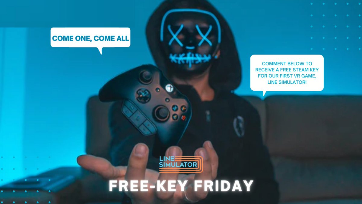 StracosLLC's tweet image. Hiding from the heat? In honor of #freekeyfriday, #Stracos is giving away #free #Steam keys for our first #vr #simulation game, Line Simulator! Retweet and we'll contact you with your free key!

#freebies #giveaway #steamcampaign #friday #gaming #virtualreality #wrongreality