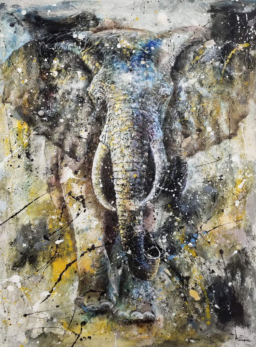 art_kampon's tweet photo. My art work
Elephants callection  #oilpainting 
Artist Kampon sunlha
#originalPainting #ArtWork #AmazingThailand #WorkFromHome #Covid_19 https://t.co/vNiWmE52Vc