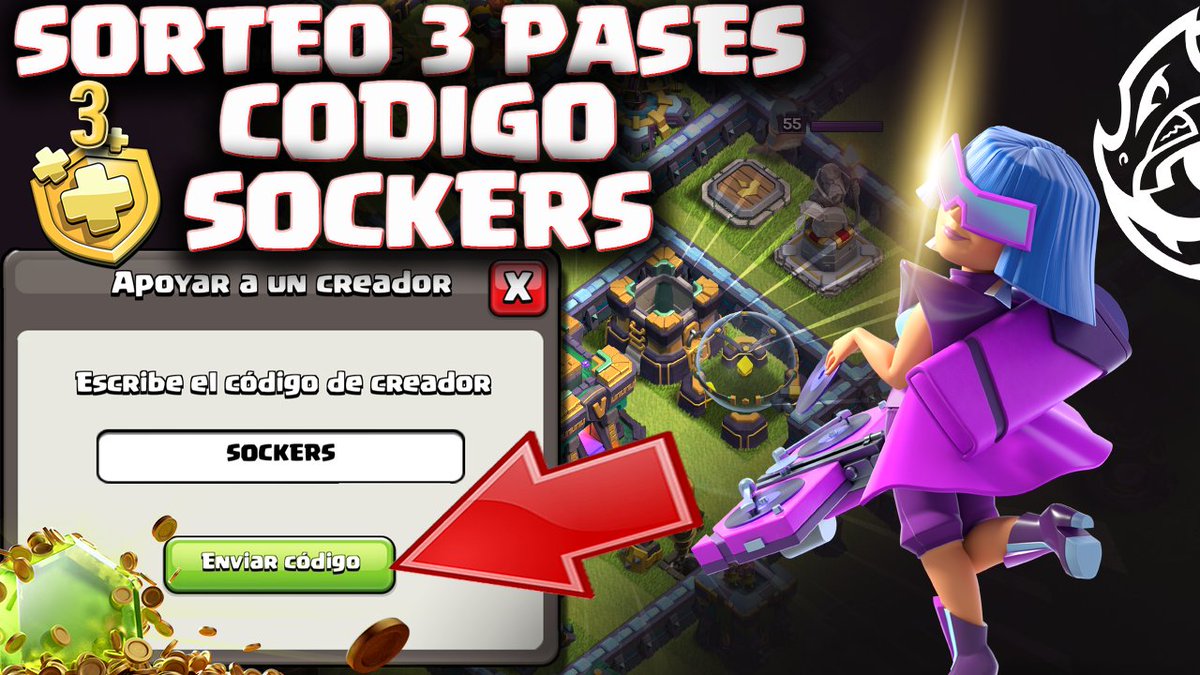 🆕VIDEO 🙀
📺youtube.com/watch?v=viU4Lh…

📌NUEVO PASE DE ORO, SKIN REINA FIESTERA
🎁SORTEO DE 3 PASES DE ORO 
☂️CODIGO SOCKERS☂️
Requisitos: 

1º RT🔄y LIKE❤️
2º ETIQUETA A 2 AMIGOS
3º SIGUEME EN TWITTER
4º DEJA COMENTARIO EN EL VIDEO

🍀GANADORES JUEVES DÍA 5