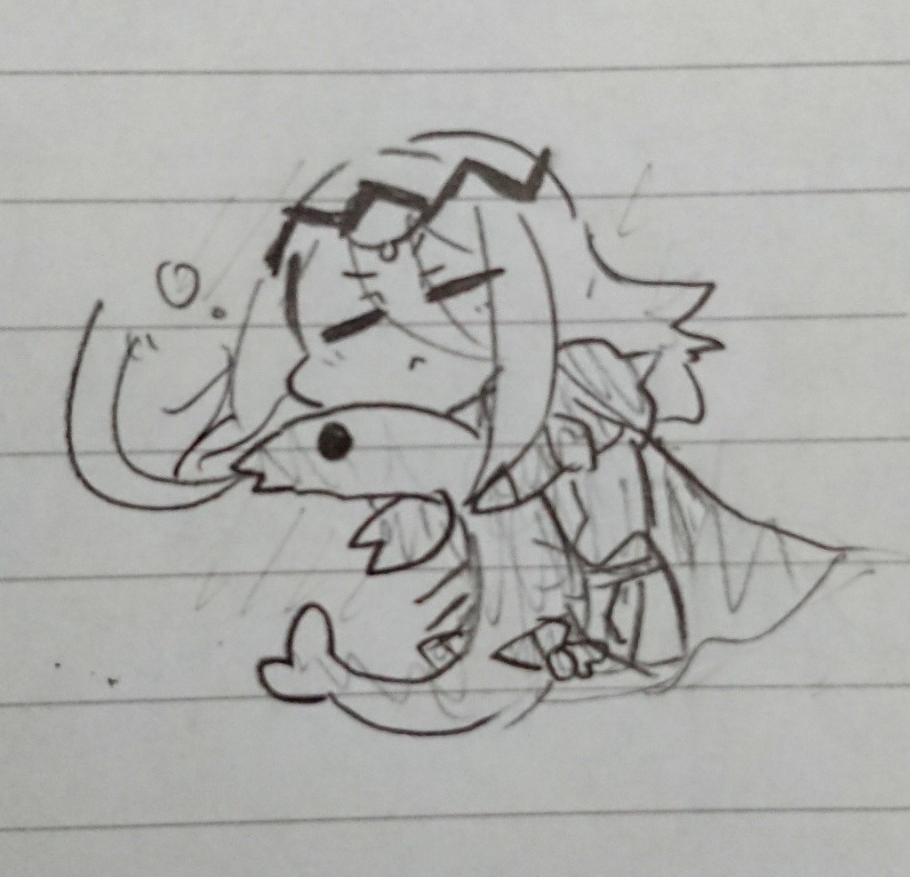 イリアさん雑らくがき
#イリモフプロジェクト 