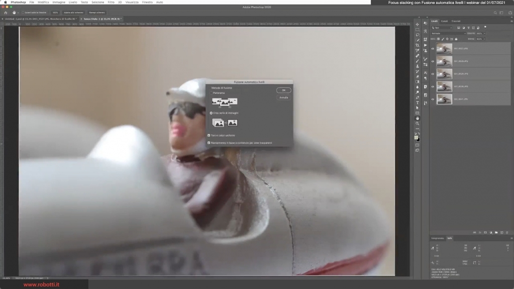 danielerobotti's tweet photo. NOVITA' ๐ฅ
FOCUS STACKING CON LA TECNICA DELLA FUSIONE LIVELLI
la funzione di Fusione Livelli per creare un'unica immagine partendo da una serie di fotografie macro
#photoshop #fotoritocco #fotografia #videotutorial #videotutorialphotoshop https://t.co/NnjYmZ83ru https://t.co/0BjUn7Wisd