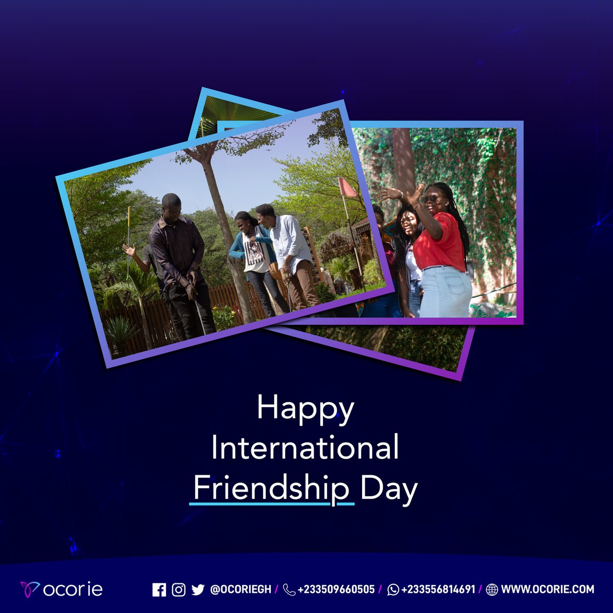 ocoriegh's tweet photo. In this era of a #pandemic, let's lean on our #friends and loved ones to stay #positive. Approach someone today and be a friend to them. π«ππ¬ #ocorie #friday #fridayvibes #FriendshipDay #friendsforever #WorldFriendshipDay #friendship #FriendshipDay2021 https://t.co/bCIvTC3SAE