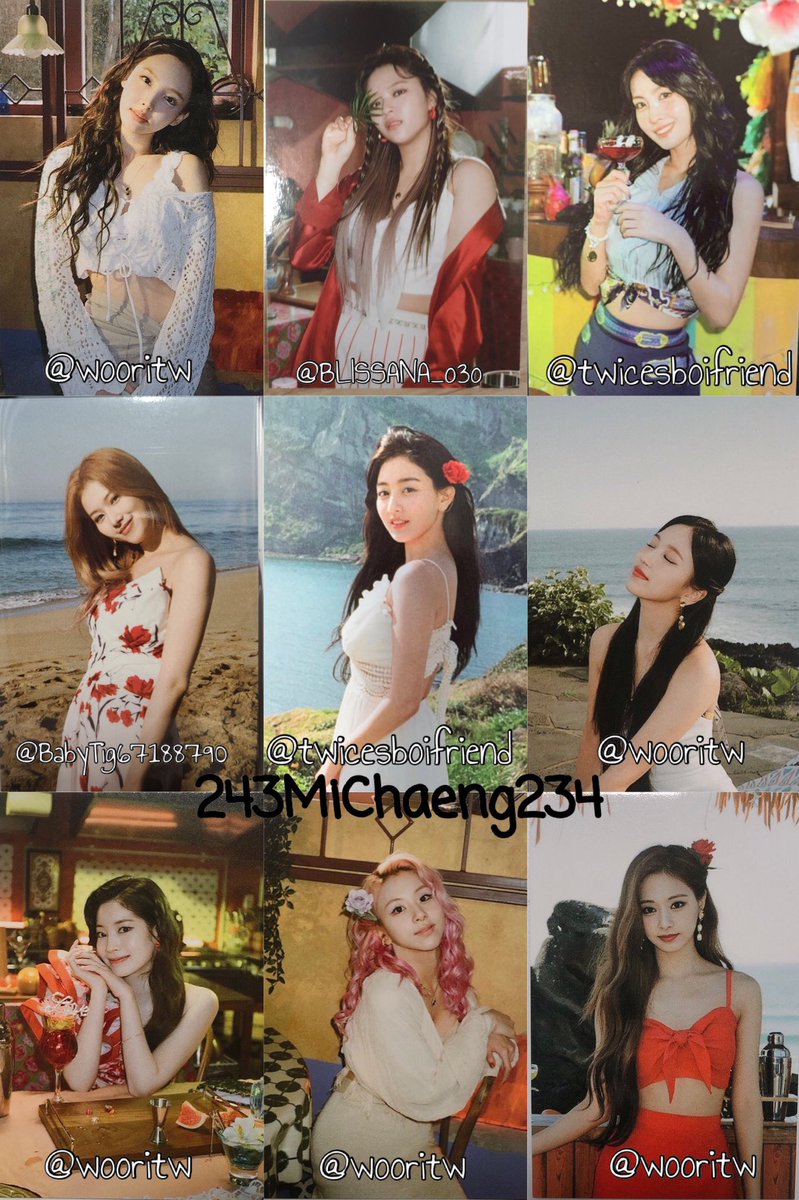 TWICE taste of love フィルムキーリング トレカ ミナ TWICE 10th Mini