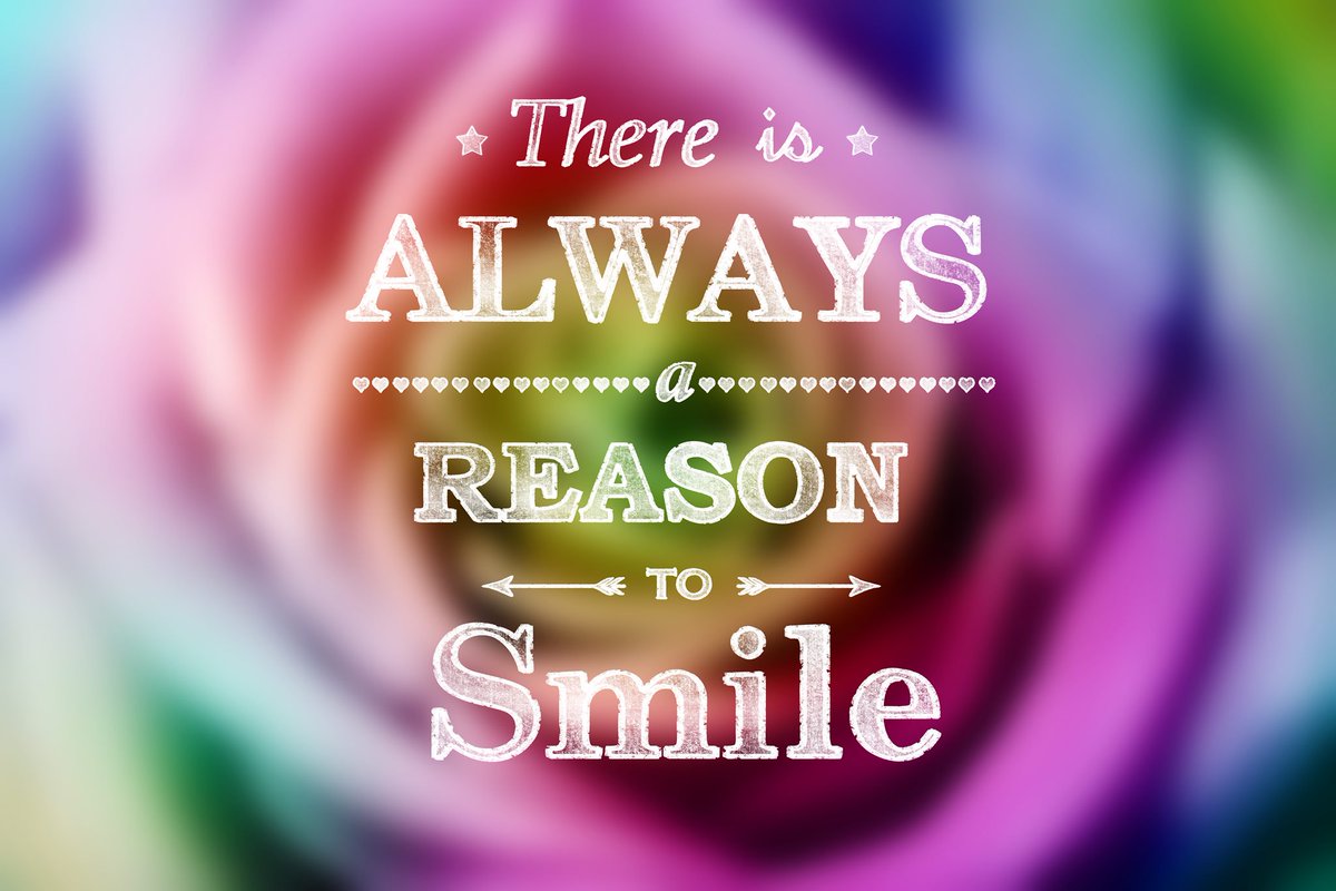 There is always a reason to smile
#behappy #smilemoreoften #colorsofrainbow