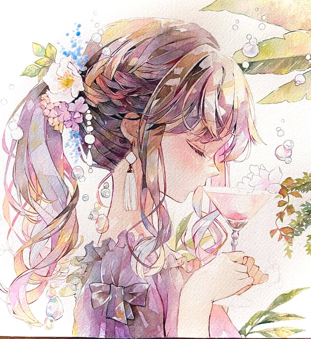 「ジュエリー 水彩」のTwitter画像/イラスト(人気順)