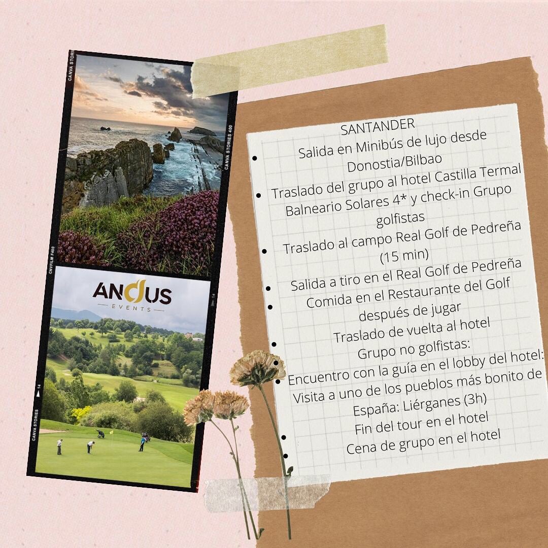 ¿Quieres saber cómo es un día de itinerario en nuestros packs? 

Este pertenece al pack Cantabria&amp;Asturias

¿Te imaginas todo esto y mucho más, con la única preocupación de disfrutar? 

bit.ly/3ldJWft

#andusevents #golf #golfsenior #senior #viajar #cantabria #asturias