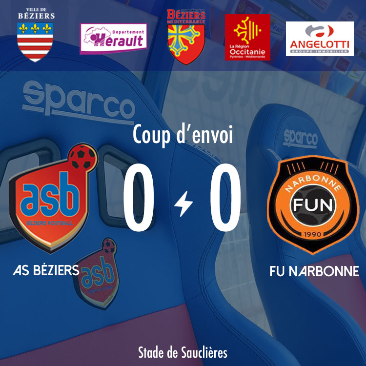 ASBeziersFoot's tweet photo. #ASBFUN [ 𝕃𝕚𝕧𝕖 ]

⏱  1’ - Coup d’envoi de la rencontre !

0️⃣  - 0️⃣ https://t.co/mTvNkcCNs3