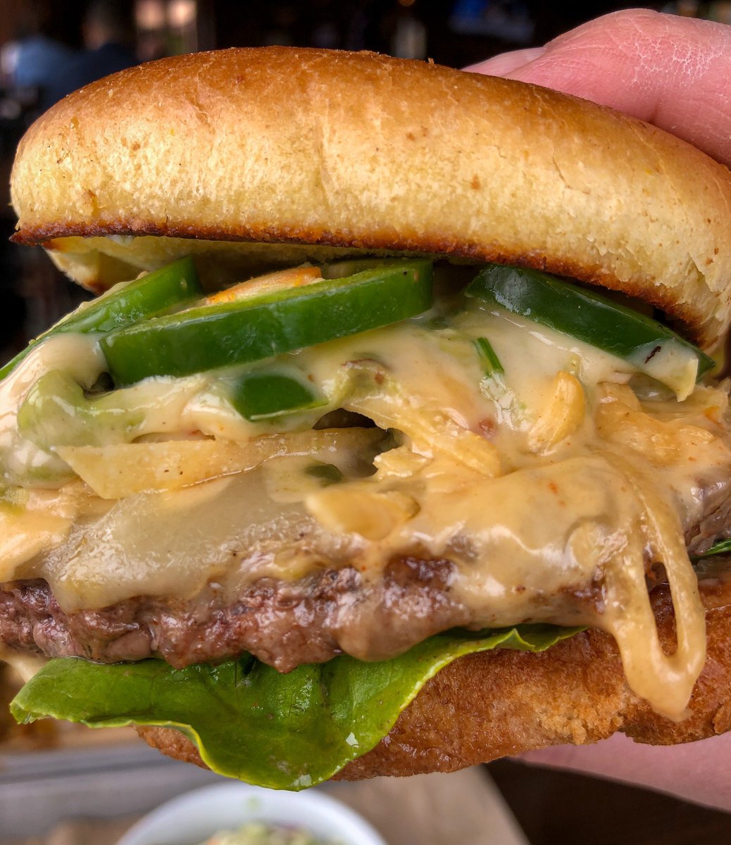 Champps's tweet image. Up close and delicious.🍔 This South of the Border Burger is calling your name!
(📷: @come.eat.with.me.mn)