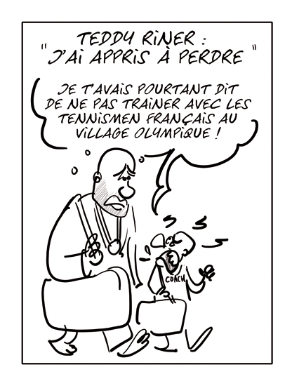 Farodessinateur's tweet photo. Non Teddy pas ça !!! #dessin pas pris @lequipe https://t.co/vQcQWIgszI