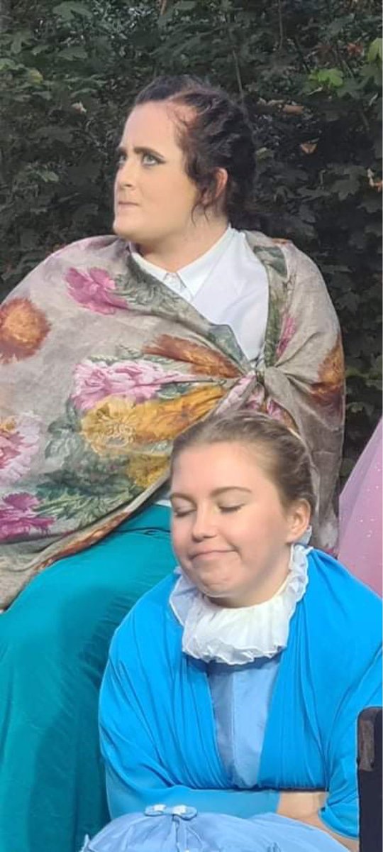 menstrualrageco's tweet image. We love a flattering action shot from @durhamfringe #JaneAusten #Durhamfringe #comedy