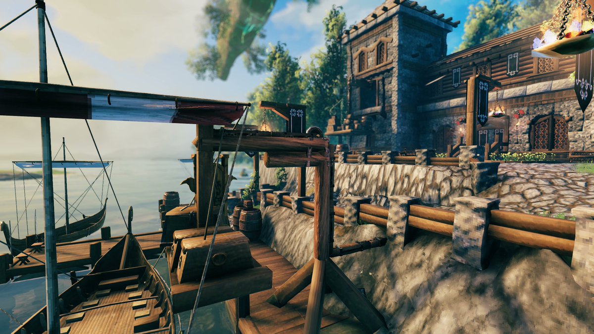 ValheimPictures's tweet photo. "Port Storage House" by Versaugh

Reference: https://t.co/nCcHNFE7EI

#ValheimScreenshot #ValheimGame #ヴァルヘイム #Valheim #Valhiem #Warehouse #Storehouse #Storage #Sorting #Chest #Chests #Box #Boxes #Crane #Cranes #Port #Harbor #Harbour #Base #BaseBuilding #Building #GameArt https://t.co/MHlbqBmMB5