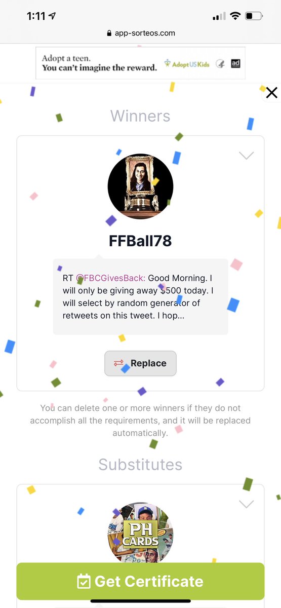 FBCGivesBack's tweet photo. Another winner https://t.co/rDjNbMg4A5
