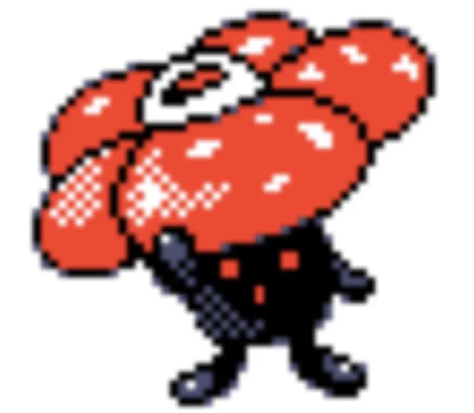 I'm a big fan of when pokemon made the oddish line closer to their black in-game sprites instead of their regular blue 