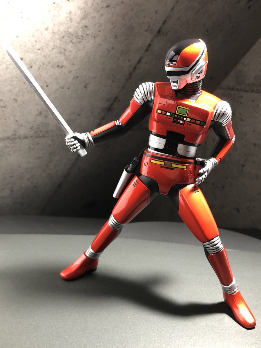 今月作ったプラモ晒そうぜ 今月はこの #海洋堂 1/8 #宇宙刑事