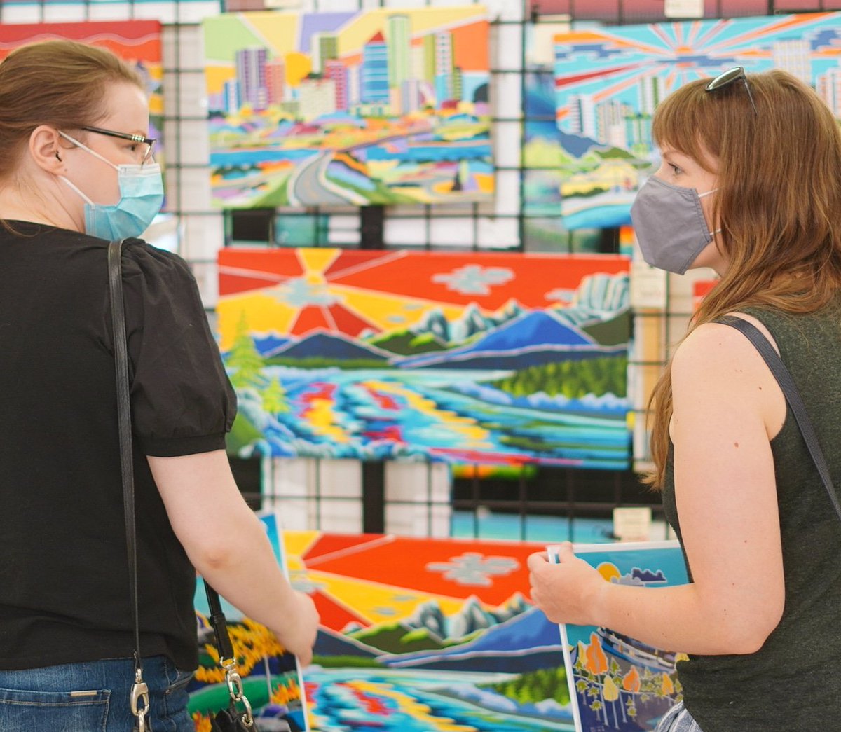 It's the final weekend for #yegartwalk 2021!

Grab a mask &amp; come down Fri 3-8, Sat/Sun 10-5. Tickets are $5 available at the door at <a href="/oldstrathcona/">Old Strathcona - Inactive</a> Army&amp;Navy. 1st hr on Friday is free with <a href="/yegfoodbank/">Edmonton's Food Bank</a> donation.

Don't miss out on your chance to see this year’s works of art! #yeg