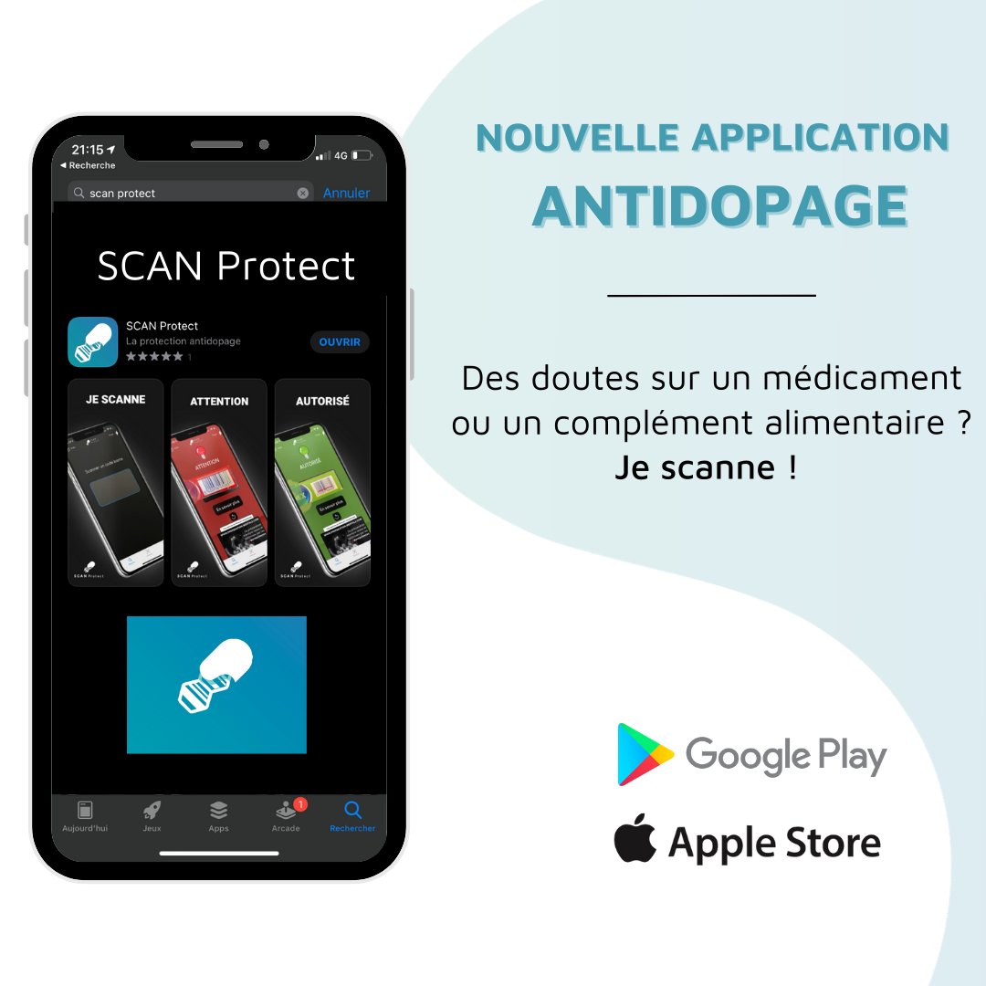 Antidopage's tweet image. Nouvelle application antidopage 100% gratuite ! À vos téléchargements 📲

Les tricheurs n'auront plus d'excuses ! 

3 secondes pour savoir si je peux consommer le produit sans risque.

#dopage #sport #application #innovation #Sante #GooglePlay #AppleStore