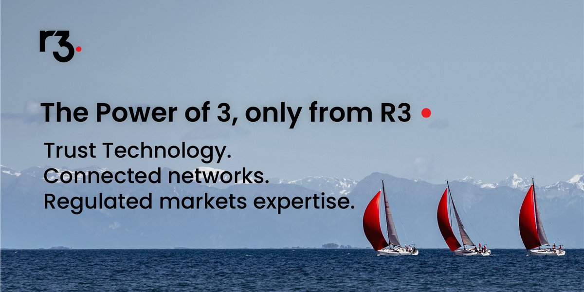 inside_r3's tweet photo. R3's trust technology is underpinned by production-grade #DLT and #ConfidentialComputing platforms for building multi-party applications + secure cross-institutional data sharing. Discover our trust technology today: https://t.co/QbrMIe1A42 https://t.co/VsXxNQ4Jvj