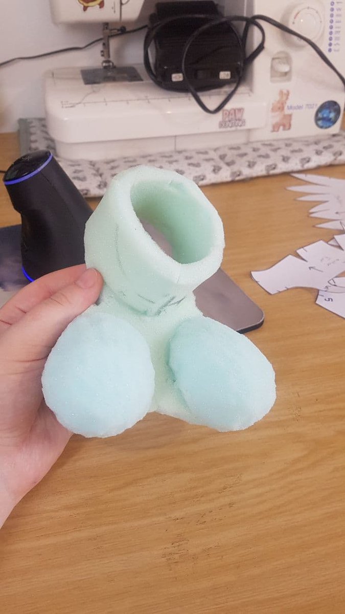 GoFuckItStudios's tweet photo. The first prototype! Looking forward to putting the fur pattern together next, might have to tweek some bits here and there but lets see how we go! https://t.co/FmMuOsJKtf