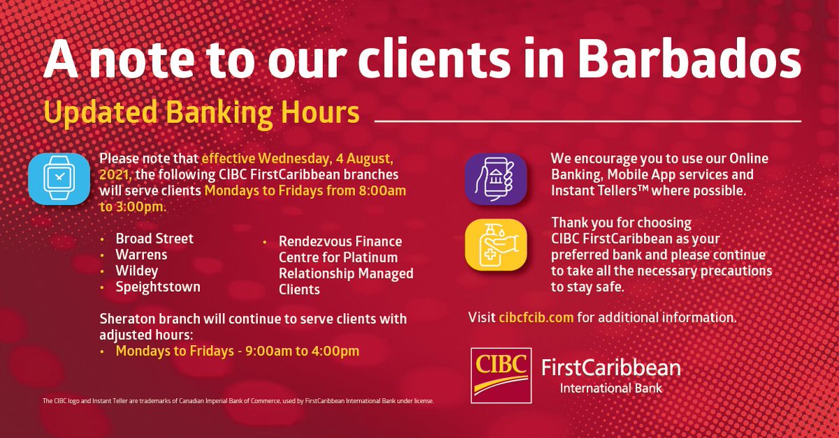 CIBC FirstCaribbean Bank Wildey, Saint Michael (+1 2464369961)