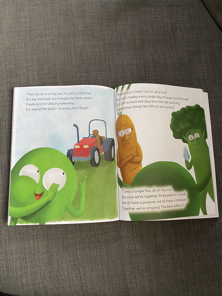 𝙋𝙊𝙎𝙄𝙏𝙄𝙑𝙀 𝙋𝙀𝘼 🟢 is a cracking kids book that will help social/emotional skills. My favourite page. 

@YoungMindsUK @BridgetheGapFW @Place2Be @CamhsNotts @NSPCC @DrAlexGeorge @NottsCC … would you share this quality resource please? 

Book Link:

amazon.co.uk/Positive-Pea-J…