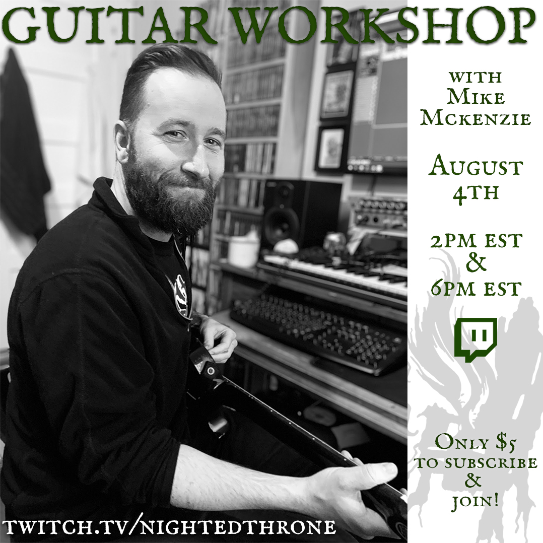 Nighted Throne (@nightedthrone) on Twitter photo This is just a few days away! $5 for this workshop & you will also be subscribed to my Twitch for the month. Come learn some <a href="/TheRedChord/">The Red Chord</a> riffs & more! This is just a few days away! $5 for this workshop & you will also be subscribed to my Twitch for the month. Come learn some <a href="/TheRedChord/">The Red Chord</a> riffs & more!