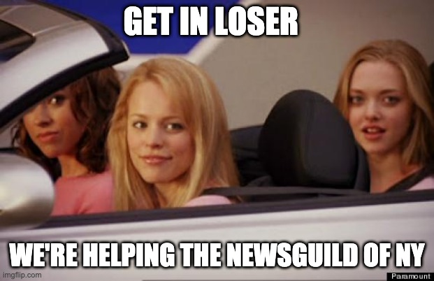 Graphic design is my passion...and so is backing the @nyguild, which is why I'm voting yes to strengthening journalism so we can have many hot FOIA summers TK #guildstrong baybeee