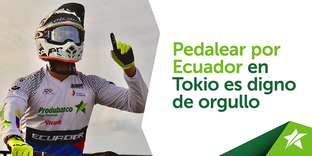 be Produbanco (@beprodubanco) on Twitter photo Tu camino, trayectoria e historia te hace grande. Gracias
<a href="/alfredocampov/">Alfredo Campo</a> por representarnos en Tokio y ser ejemplo para la futuras generaciones. Nos sentimos muy orgullosos por todo lo que has logrado.
#PedaleandoPorEcuador
#beProdubanco #JuegosOlímpicos Tu camino, trayectoria e historia te hace grande. Gracias
<a href="/alfredocampov/">Alfredo Campo</a> por representarnos en Tokio y ser ejemplo para la futuras generaciones. Nos sentimos muy orgullosos por todo lo que has logrado.
#PedaleandoPorEcuador
#beProdubanco #JuegosOlímpicos