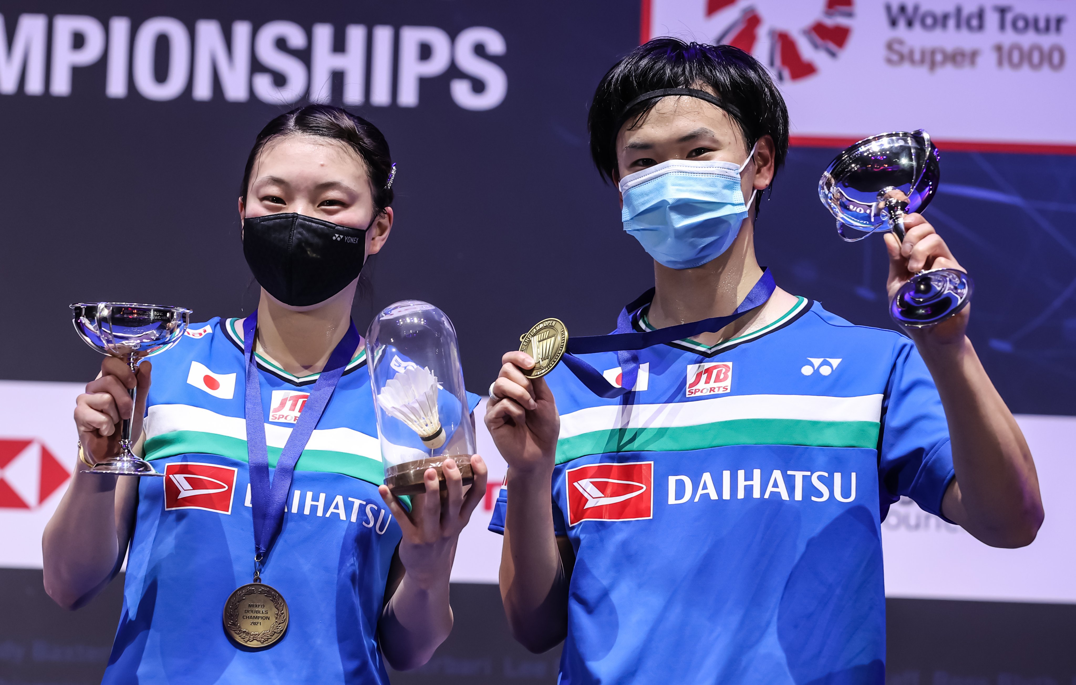 🏆 Yonex All England Badminton Championships 🏆 on Twitter: "Congratulations to Yuta Watanabe and Arisa Higashino on their bronze medal!🥉 The Yonex All England 2021 Champions have history as the first