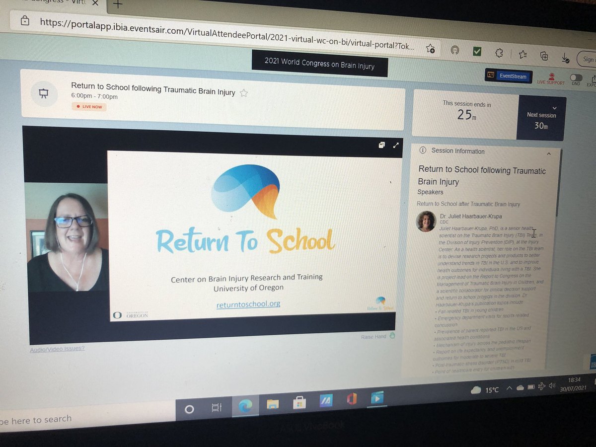 NABLES10's tweet photo. Fantastic to hear about the excellent work in the US to support #ReturntoSchool after #ABI at the @I_B_I_A World Congress. We’re working hard to drive forward similar steps here in the UK but there’s still a long way to go! @UKABIF @cbituk @Childrens_Trust @IPBIS #TimeForChange https://t.co/YeEvAZ1PLQ
