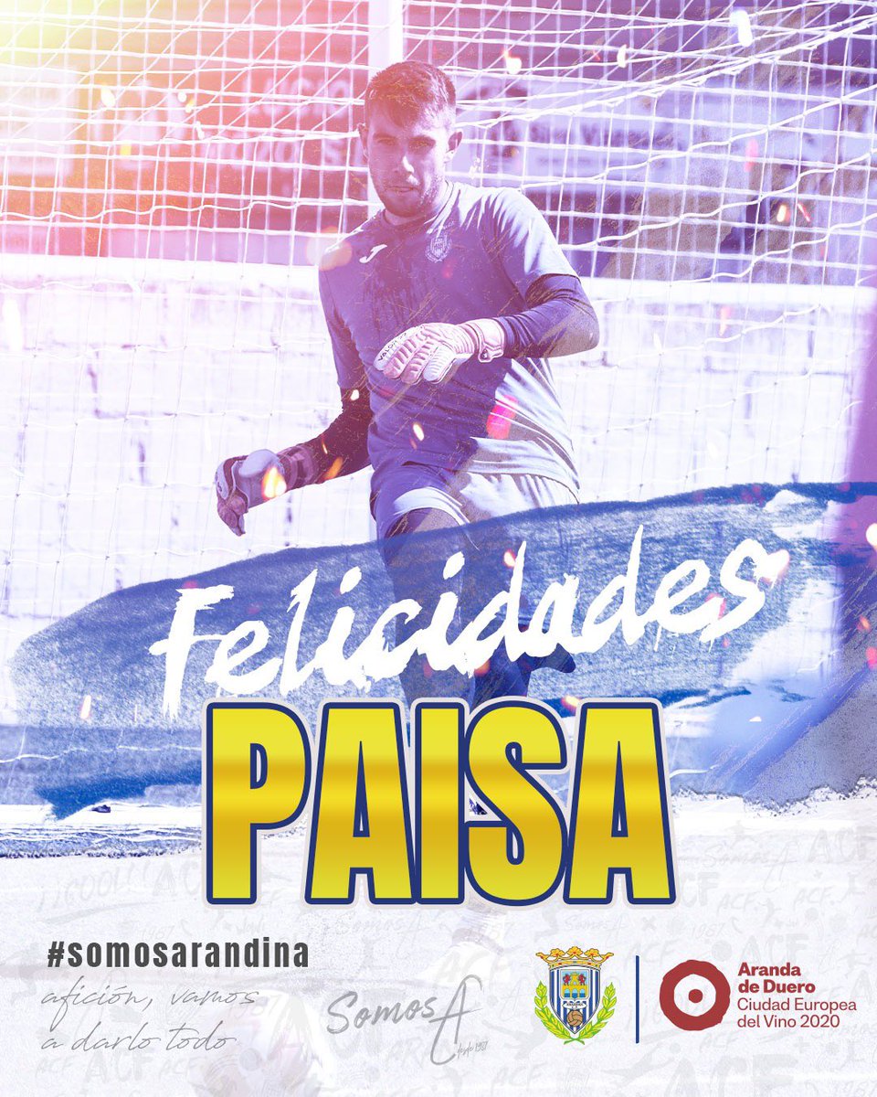 Arandina C.F. (@arandinacf) on Twitter photo 🎂 CUMPLEAÑOS
Felicidades <a href="/sgvpaisa/">sergio garcia</a>
Ojalá tengamos una gran temporada y celebremos muchas más cosas juntos.
#somosArandina
#somosClub
#somosFutbol 🎂 CUMPLEAÑOS
Felicidades <a href="/sgvpaisa/">sergio garcia</a>
Ojalá tengamos una gran temporada y celebremos muchas más cosas juntos.
#somosArandina
#somosClub
#somosFutbol