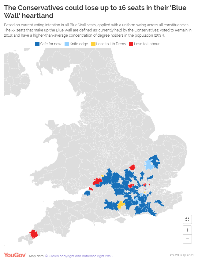 YouGov on Twitter: "Our new survey of people in ‘Blue Wall ...