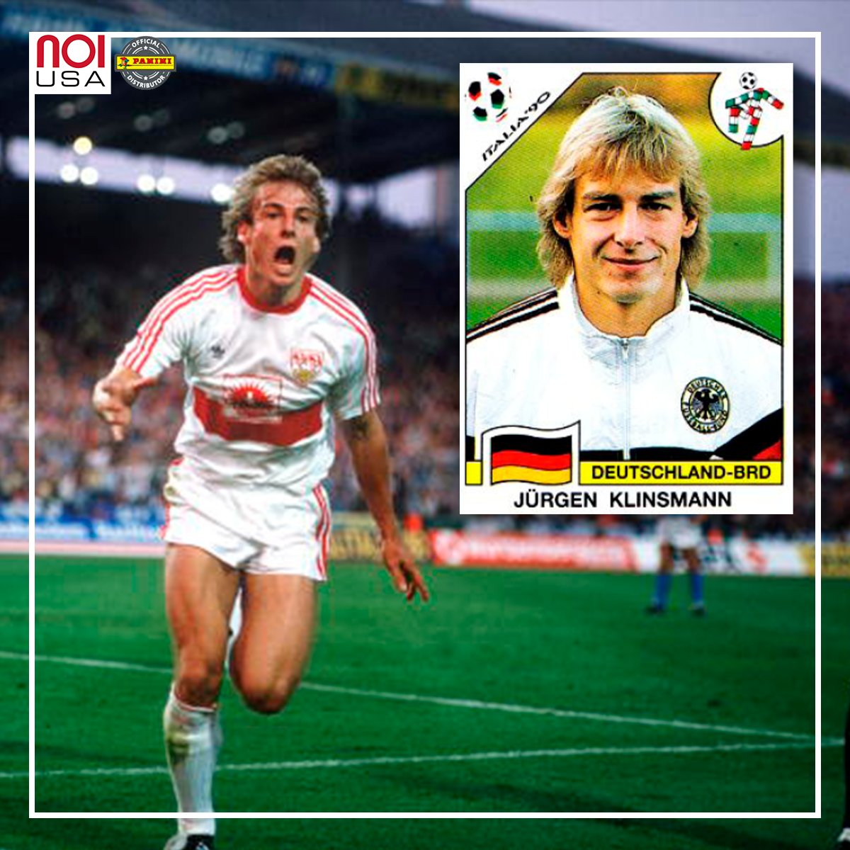 Happy birthday, Jurgen Klinsmann, one of the Italy 90 hero! 