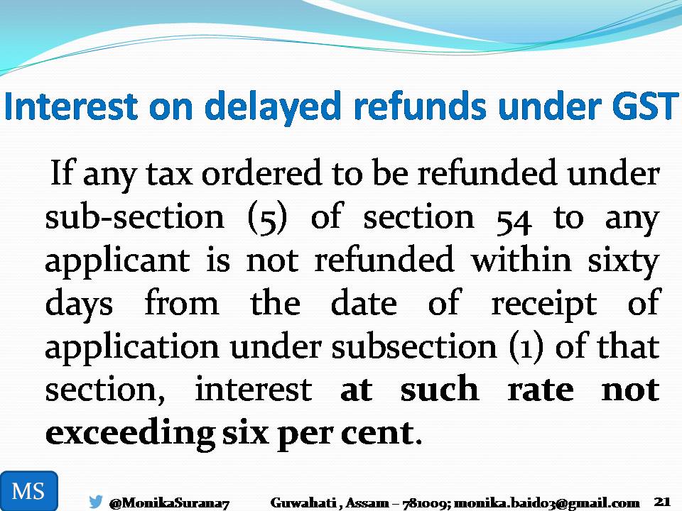 MonikaSurana7's tweet photo. #GST
#Interestonrefund https://t.co/mwwgy1YXpW