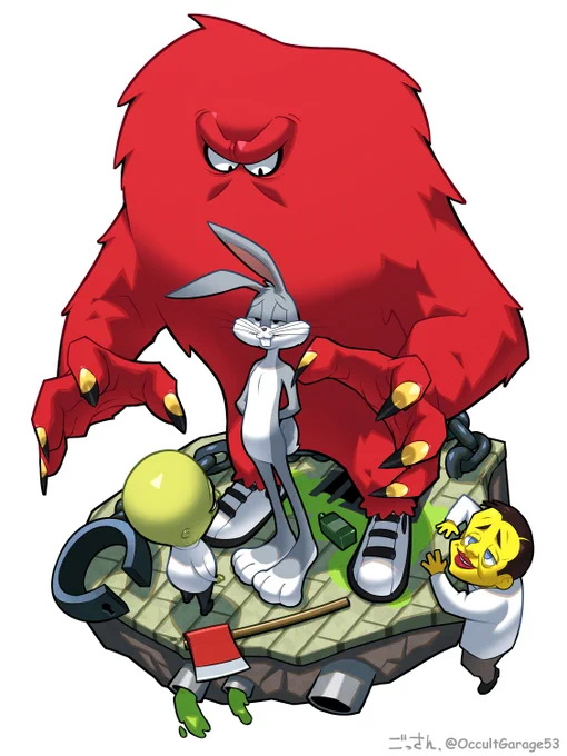 この毛むくじゃらの名前がゴッサマー(GOSSAMER)だと知って少し親近感。 