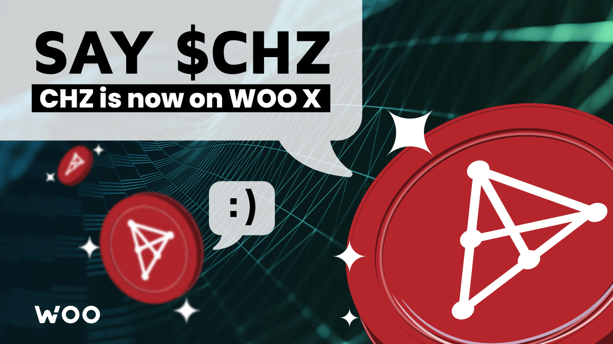 _WOO_X's tweet photo. New listing: $CHZ

Coming in hot! @chiliz is here to kick off your portfolio, heating up the crypto playing field with their tokenized sports and entertainment exchange.

$CHZ is now available to trade on $WOO X and the entire institutional liquidity network. https://t.co/go6rhvNCGu