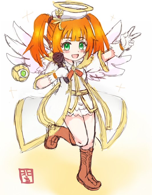 希捜隊で唯一当たったテイサチュウバツちゃんをアイドル風にアレンジしてみたかったのです…(*'ω`*)#コトダマン深夜のお絵かき60分一本勝負 