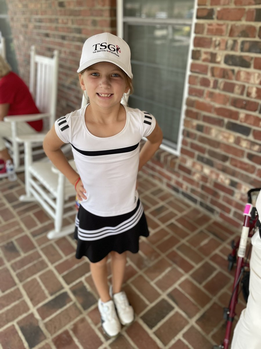 Proud of my little sis Brady Wolfe killing it in Girls 7U <a href="/uskidsgolf/">U.S. Kids Golf</a> world championship shooting 37 and finishing T-4 after the first day!  Hope I can follow suit today in Boys 10 💪
