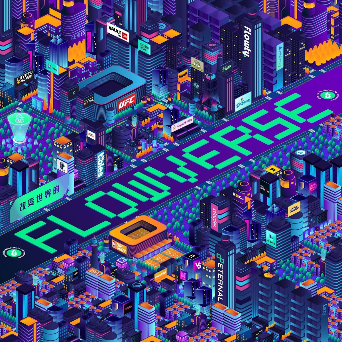 flow_blockchain's tweet photo. It's been a busy few months across Flow ecosystem 🌊, so here's the TL;DR version of all things happening on Flow

🛍️ @Shopify x @chicagobulls historical drop
👑 @SacramentoKings x LAVA Smart Ticket NFT
🎨@rariblecom x Flow to bring NFT mainstream
🏙️ @flowverse_ 
...
many more 👇 https://t.co/7DiwjbsnXa