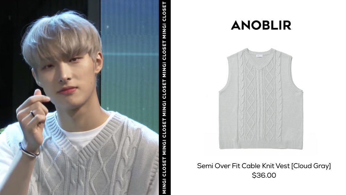 Mingicloset's tweet photo. - 210731 ATEEZ Online Live Travel Talk Show

- #ANOBLIR Knit Vest
- Available on: https://t.co/yFEffenVZf 

#민기 #송민기 #에이티즈 #ミンギ   
#エイティーズ #MINGI #ATEEZ https://t.co/8dMEFwZVYR