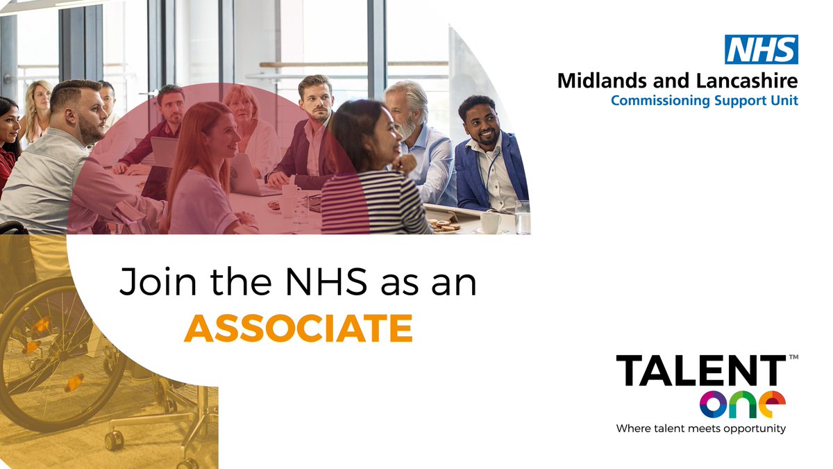 NHSmidslancs's tweet photo. Interested in working as an associate within health and care, making a difference in a period of change? Apply to TalentOne to access the best opportunities for short- and longer-term assignments https://t.co/UDVFWSQ3Q9 #talentone #flexible #talentacquisition #resources #HR https://t.co/7pK1BE9roV