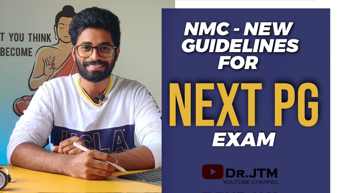 _DrJTM's tweet image. youtu.be/r6eYODT55GE
Do watch it on YouTube 👆🏻
#drjtm #nextpg #mbbs