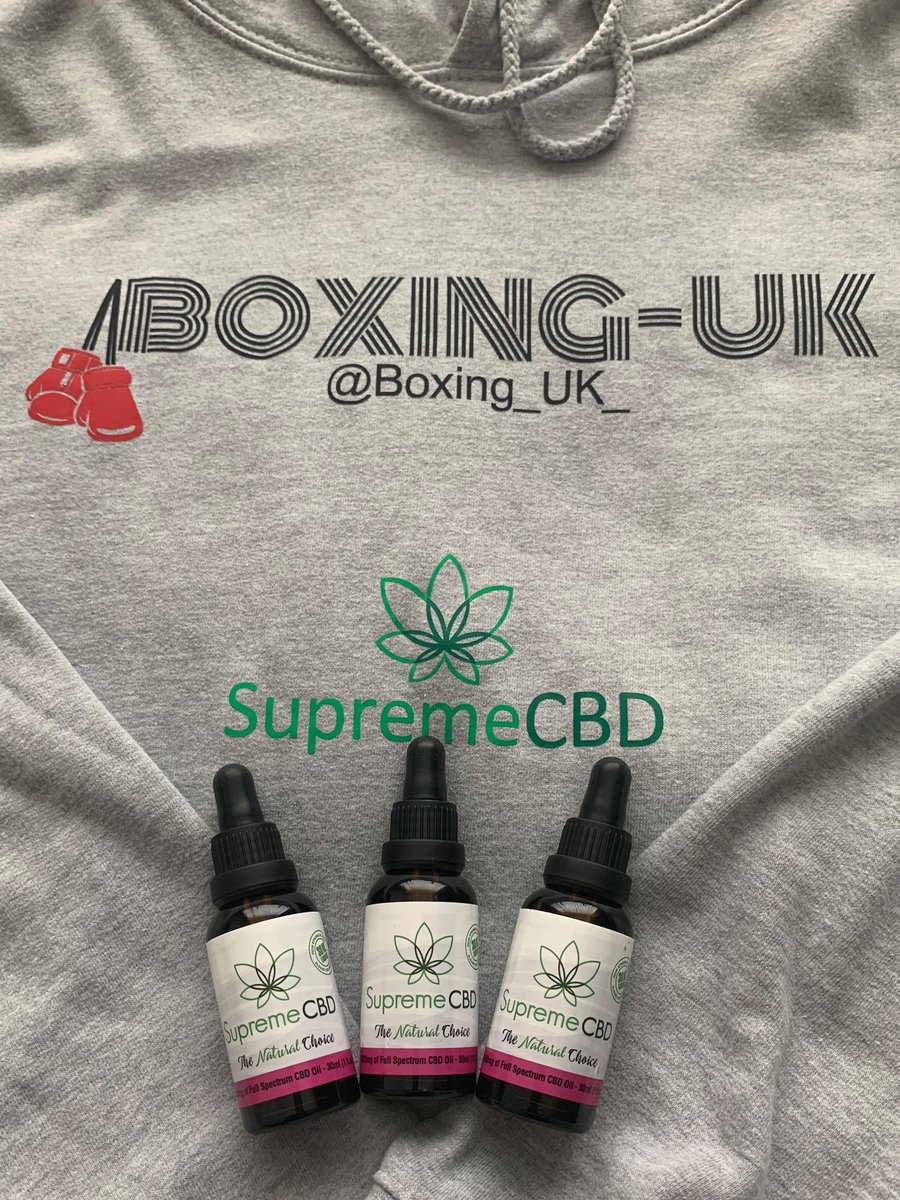 Boxing_UK_'s tweet photo. 🥊🇬🇧 COMPETITION TIME💥

To celebrate our partnership with @supreme_cbd  - we have THREE bottles of their fantastic 1000mg CBD oil to giveaway.

To enter:
1) RT this tweet
2) Follow @supreme_cbd 

Three winners will be announced on the evening of Sunday 1st August 

Good luck👊 https://t.co/bCyknGVFjV