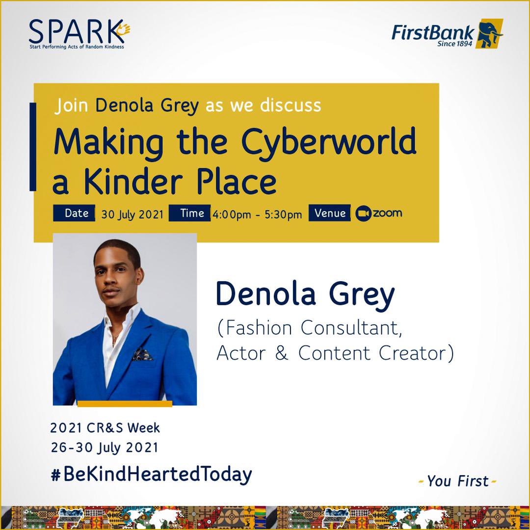 SommyMufc's tweet image. Are you a millennial? Join the CR&amp;amp;S Youth Webinar via — firstbanknigeria.zoom.us/webinar/regist… to learn how to embrace and practice kindness. #SPARKWeek