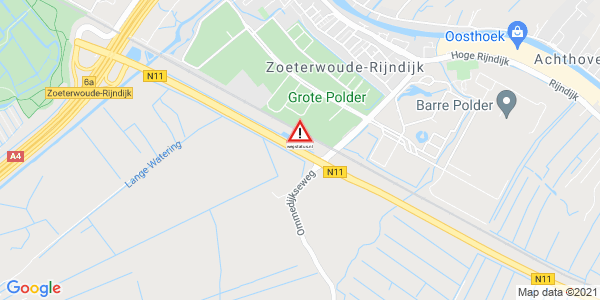 Melding ongeval Rijndijk