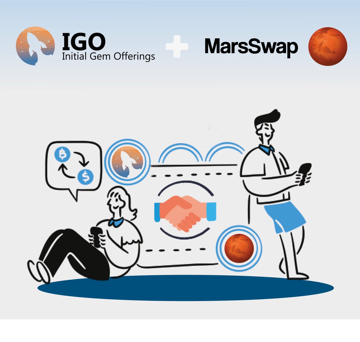 IgoFinance's tweet photo. 🚀 @marsswap presale

🗓 August 2, 2021

📜 MarsSwap is a decentralized synthetic assets exchange on BSC. Traders can buy and sell tokenized stocks like Apple, Tesla, and Microsoft.

https://t.co/s4uCZs5K2s

#Presale #BSC #BSCGem #ICO https://t.co/hb1Tf4sxeq